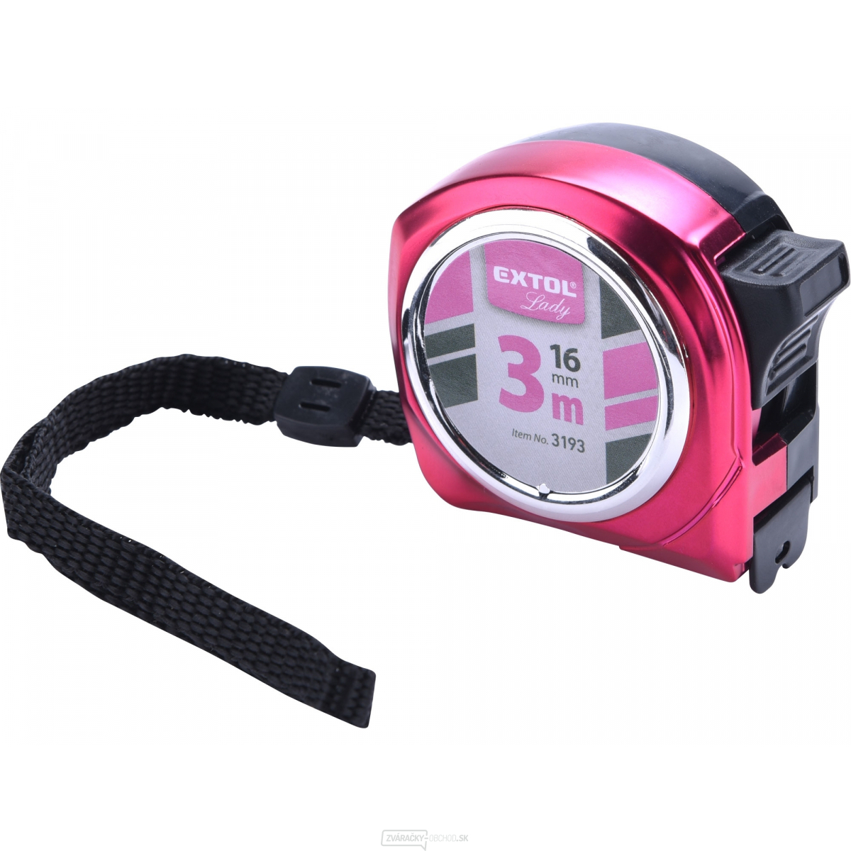 Meter zvinovací, 3m, š. pásku 16mm