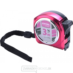 Meter zvinovací, 3m, š. pásku 16mm Meter zvinovací, 3m, š. pásku 16mm gallery main image