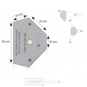Uhlový magnet 11kg, 6-uholník gallery main image