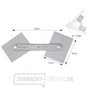 Uhlový magnet 22kg, regulovateľný uhol 0 ° - 180 ° gallery main image