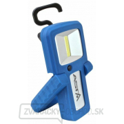 Dielenská montážna lampa LED COB 2W, nabíjací micro USB, s magnetom a otočným hákom - ASTA gallery main image