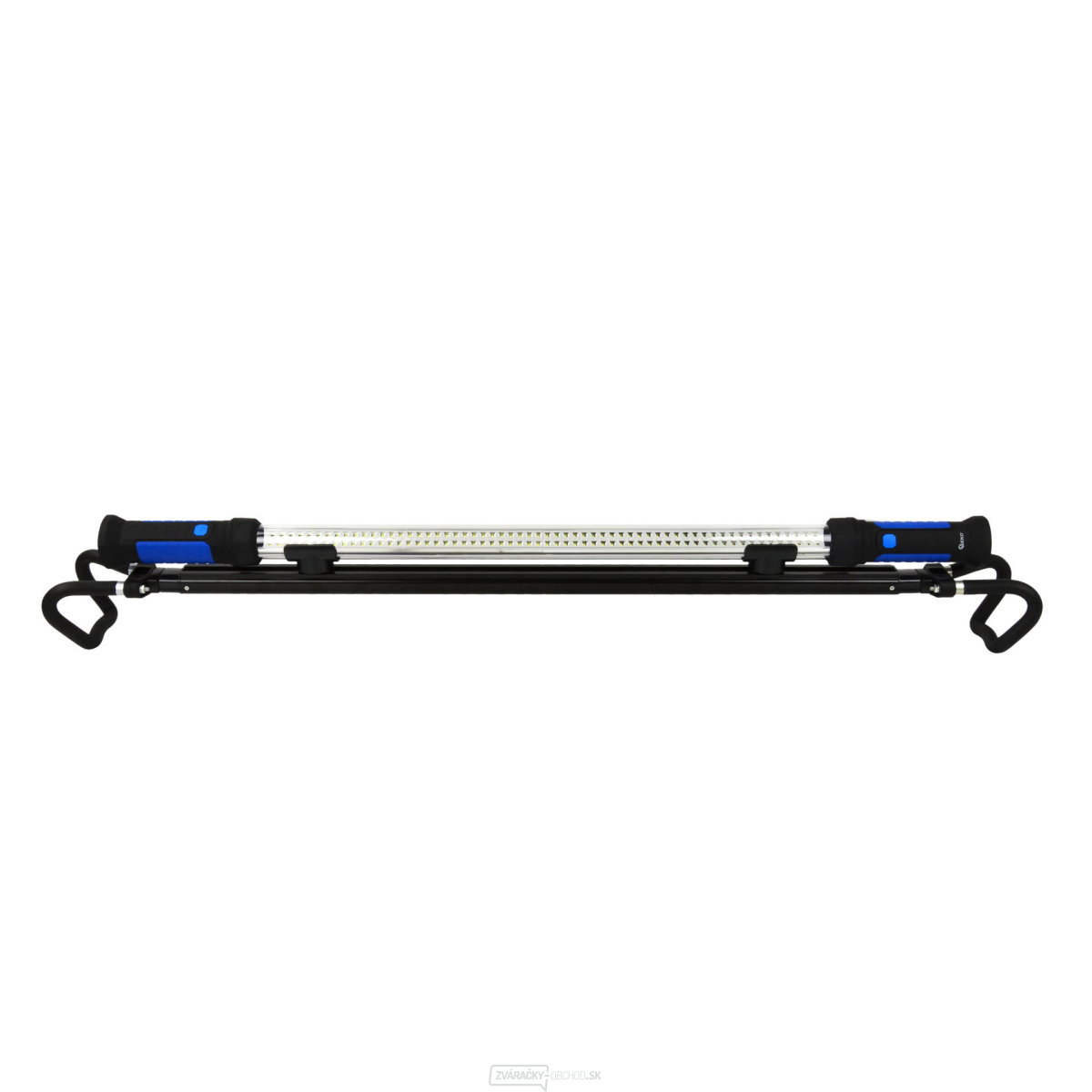 Montážna lampa LED 120 SMD, nabíjací, s nastaviteľným držiakom, háčiky a magnety