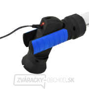 Montážna lampa LED 120 SMD, nabíjací, s nastaviteľným držiakom, háčiky a magnety Montážna lampa LED 120 SMD, nabíjací, s nastaviteľným držiakom, háčiky a magnety náhled