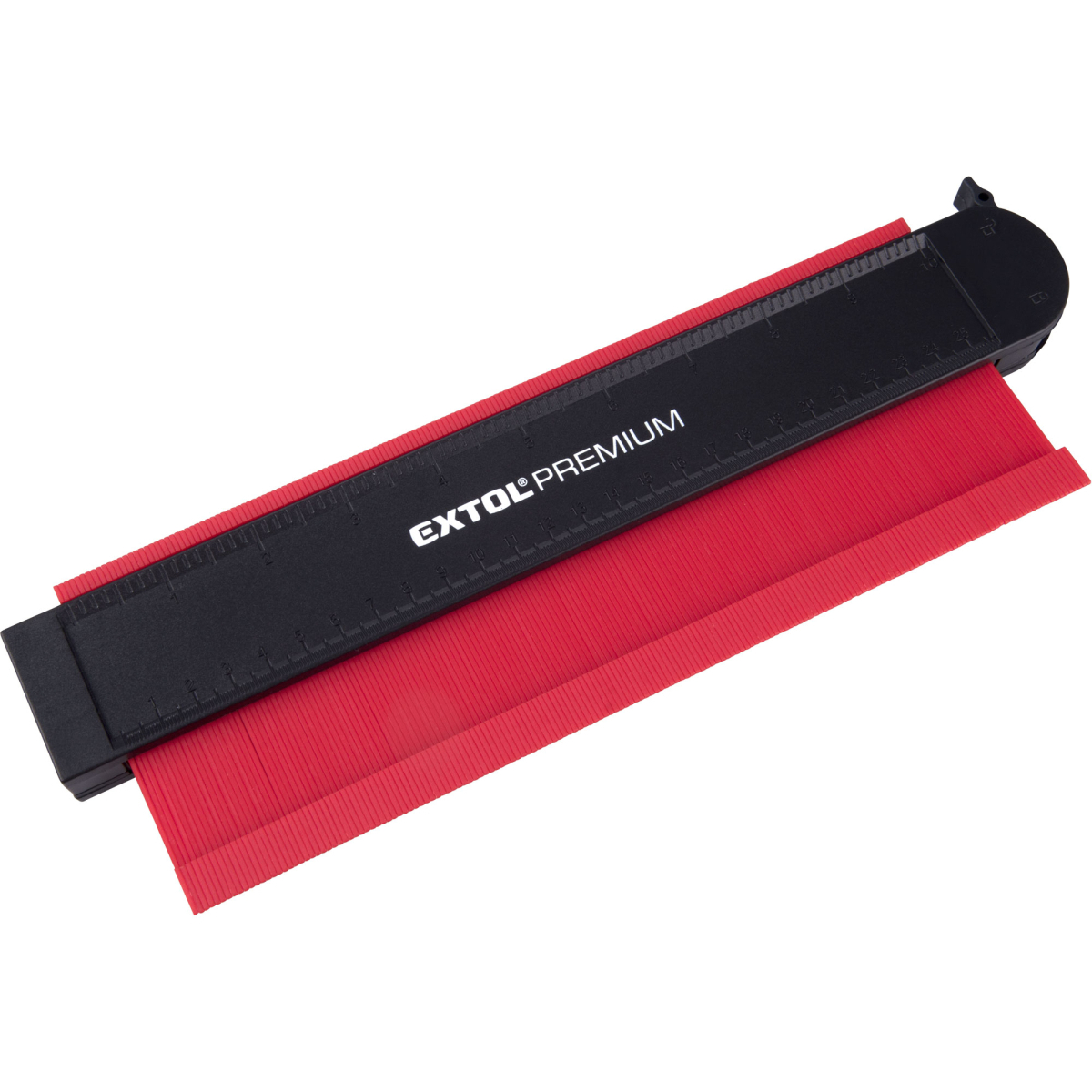 EXTOL PREMIUM šablóna obrysové uzamykací, 256mm, s magnetmi 8825120