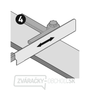 Pokosová nastaviteľná rezacie šablóna, s magnetmi náhled