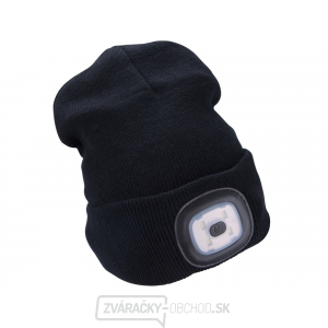 čiapka s čelovkou 4x45lm, USB nabíjanie, čierna, univerzálna veľkosť čiapka s čelovkou 4x45lm, USB nabíjanie, čierna, univerzálna veľkosť gallery main image