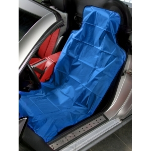 Nylonový ochranný povlak na predné sedadlo SR - modrý