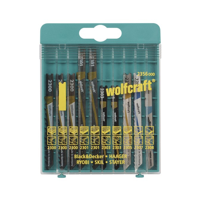 WOLFCRAFT - pílové plátky hĺbka rezu 1-50mm - 10 ks