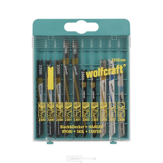 WOLFCRAFT - pílové plátky hĺbka rezu 1-50mm - 10 ks