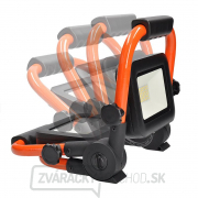 Solight LED reflektor PRO so sklopným stojanom, 30W, 2550lm, 5000K, kábel so zástrčkou, IP65 Náhľad