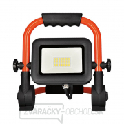Solight LED reflektor PRO so sklopným stojanom, 30W, 2550lm, 5000K, kábel so zástrčkou, IP65 Náhľad