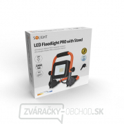 Solight LED reflektor PRO so sklopným stojanom, 30W, 2550lm, 5000K, kábel so zástrčkou, IP65 náhled