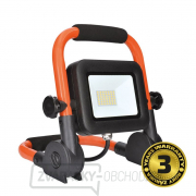 Solight LED reflektor PRO so sklopným stojanom, 30W, 2550lm, 5000K, kábel so zástrčkou, IP65 gallery main image