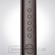 Solight LED stolná lampička s displayom, 9W, voľba teploty svetla, kože, hnedá náhled