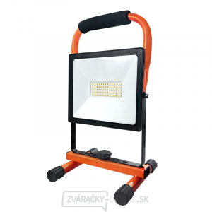 Solight LED reflektor PRO so sklopným stojanom, 50W, 4000lm, 5000K, kábel so zástrčkou, IP65 gallery main image