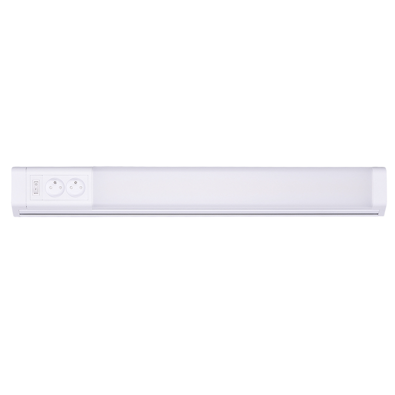 Solight LED kuchynské svetlo, 2x zásuvka, vypínač, 10W, 4100K, 51cm
