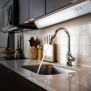 Solight LED kuchynské svetlo, 2x zásuvka, vypínač, 10W, 4100K, 51cm Náhľad