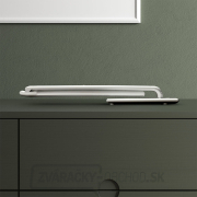 Solight LED stolná lampička stmievateľná, 12W, voľba teploty svetla, USB, biely lesk Náhľad