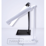 Solight LED stolná lampička stmievateľná, 12W, voľba teploty svetla, USB, biely lesk náhled
