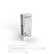 Solight LED stolná lampička stmievateľná, 12W, voľba teploty svetla, USB, biely lesk náhled