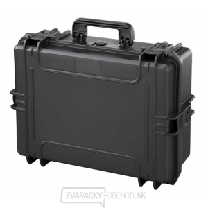 MAX Plastový kufor, 555x428xH 211mm, IP 67, farba čierna