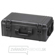 MAX Plastový kufor, 574x361xH 225mm, IP 67, farba čierna MAX Plastový kufor, 574x361xH 225mm, IP 67, farba čierna gallery main image