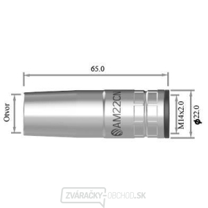 Hubice ARC M22 kónická - 1ks