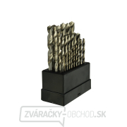 Sada strieborných vrtákov do kovu GEKO 1-13mm/25ks (20) Náhľad