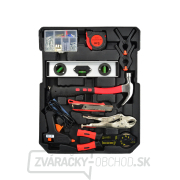 Kufor pojazdný hliníkový, vybavený s náradím, 187 dielov Kufor pojazdný hliníkový, vybavený s náradím, 187 dielov náhled