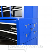 Dielenský vozík nevybavený, 2dielny s nadstavbou - bedňou, 9 zásuviek náhled