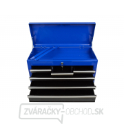 Dielenský vozík nevybavený, 2dielny s nadstavbou - bedňou, 9 zásuviek náhled