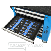 Dielenský montážny vozík vybavený, 243 ks náradia, 7 zásuviek a skrinka - GEKO G10833 Dielenský montážny vozík vybavený, 243 ks náradia, 7 zásuviek a skrinka - GEKO G10833 náhled