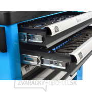 Dielenský montážny vozík vybavený, 243 ks náradia, 7 zásuviek a skrinka - GEKO G10833 Dielenský montážny vozík vybavený, 243 ks náradia, 7 zásuviek a skrinka - GEKO G10833 náhled