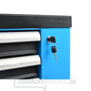 Dielenský montážny vozík vybavený, 243 ks náradia, 7 zásuviek a skrinka - GEKO G10833 Dielenský montážny vozík vybavený, 243 ks náradia, 7 zásuviek a skrinka - GEKO G10833 náhled