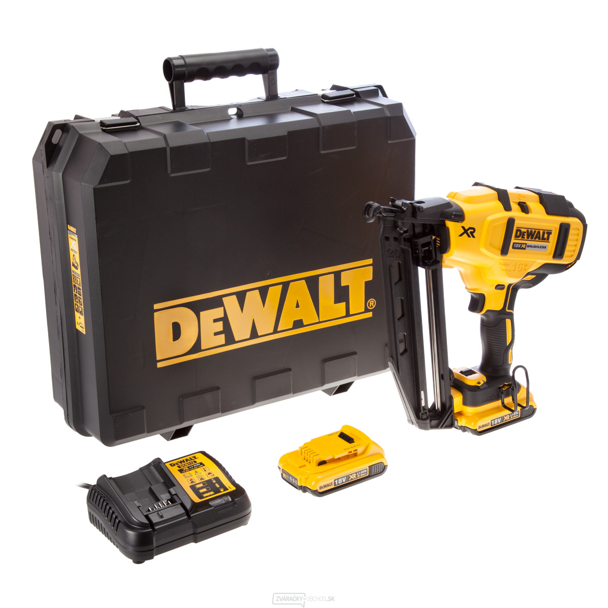 Aku nastreľovacia pištoľ DeWALT DCN660D2 18 V XR Li-Ion 2x2,0 Ah (Bezuhlíková)