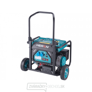 Elektrocentrála benzínová, 7,5HP/3,5kW, podvozok, elektrický štart Elektrocentrála benzínová, 7,5HP/3,5kW, podvozok, elektrický štart gallery main image