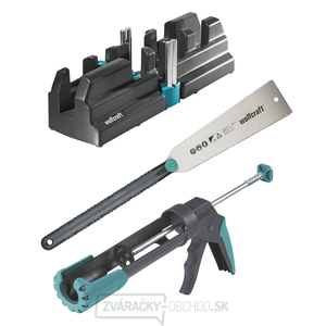 WOLFCRAFT - sada pre pripevnenie soklov a líšt (pílka, pokosnice, ... WOLFCRAFT - sada pre pripevnenie soklov a líšt (pílka, pokosnice, ... gallery main image