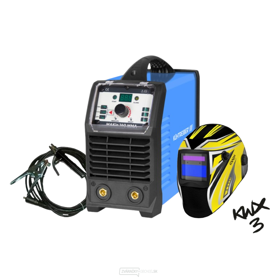 Invertor MAKIN 200 Multi MIG LCD PFC + Horák 4m + Kukla