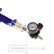 Striekacia pištoľ GEKO HVLP, tryska 1.4 mm, objem 600 ml, regulátor tlaku a odlučovač vody Náhľad