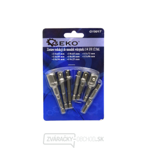 Adaptéry pre skľučovadlo vŕtačky 1/4 Adaptéry pre skľučovadlo vŕtačky 1/4