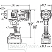 Rázový skrutkovač akumulátorový HAZET 9212-1000/3 Náhľad