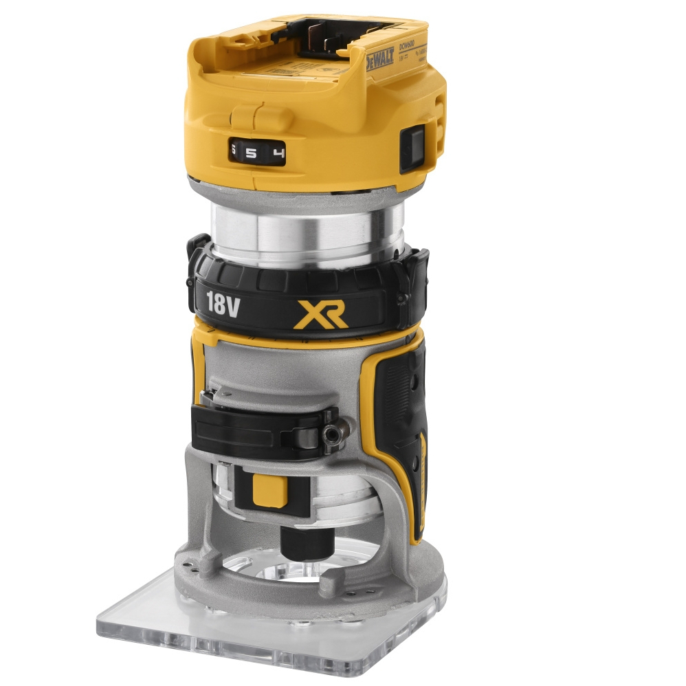 Aku ohraňovacia frézka 18V bez aku DeWALT DCW600N