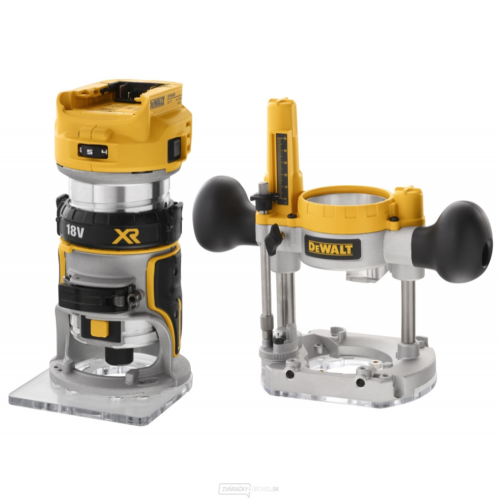 Aku kombinovaná fréza 18V bez aku DeWALT DCW604N