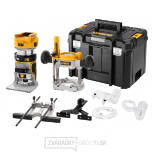 Aku kombinovaná fréza 18V bez aku DeWALT DCW604NT gallery main image