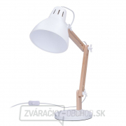 Solight stolná lampa Falun, E27, biela Náhľad