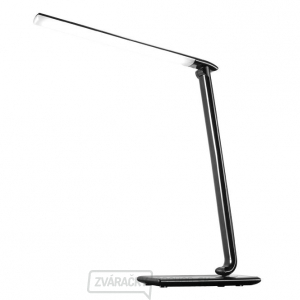 Solight LED stolná lampička stmievateľná, 12W, voľba teploty svetla, USB, čierny lesk gallery main image