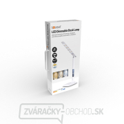 Solight LED stmievateľná stolná lampička s displejom, 6W, voľba teploty svetla, biely lesk náhled
