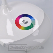 Solight LED stolná lampička nabíjacia, 5W, RGB podsvietenie, stmievateľná, USB napájanie náhled