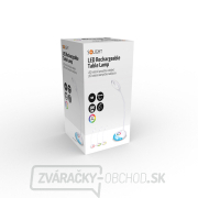Solight LED stolná lampička nabíjacia, 5W, RGB podsvietenie, stmievateľná, USB napájanie náhled