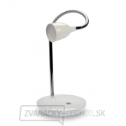 Solight LED stolná lampička, 2.5W, 3000K, podstavec, biela farba Náhľad